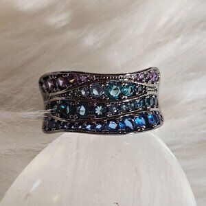 Bomb Party Sirens Phantom Currants Ring Size 11 Multicolored Hematite Plating